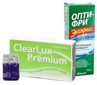 Акция (ClearLux Premium (Clariti) 4 шт. + Экспресс OPTI - FREE 355 ml.)