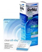 Акция (Clear all-day 6 шт. + ReNu 360 ml.) 