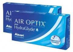Air Optix plus Hydra Glyde 3 + 3 = 6 линз