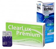 Акція (ClearLux Premium (Clariti) 4 шт. + ReNu 360 ml.)