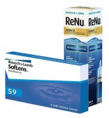 АКЦІЯ (SofLens 59 4 шт. + ReNu ADVANCED 360 ml.) 